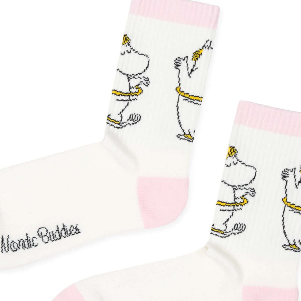 Snorkmaiden&#39;s Party Socks Pink 6-11.5 - Nordicbuddies