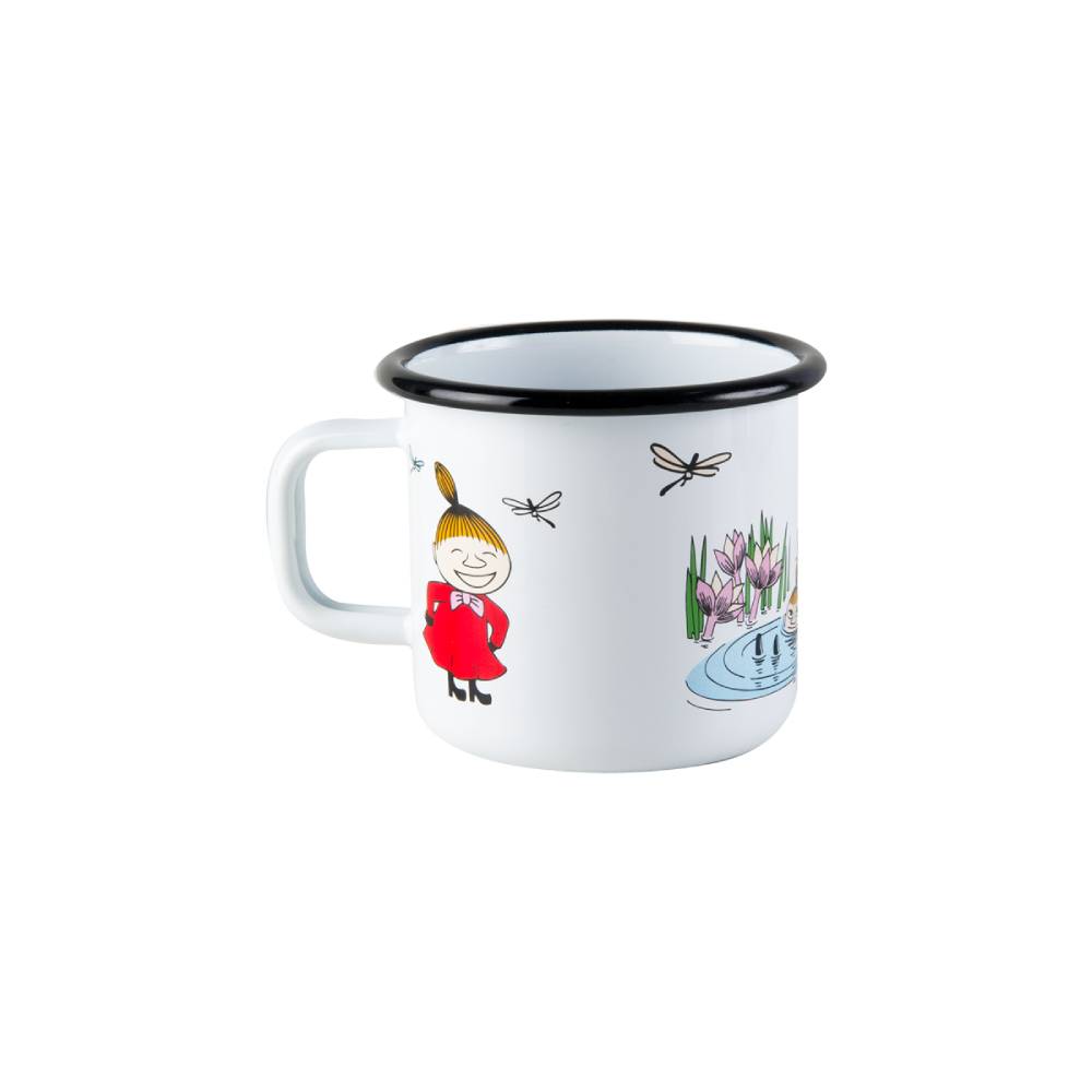 Moomin Enamel Mug Little My 12.5 oz - Muurla