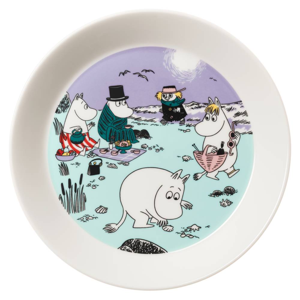 Moomin Beach Day Plate - Moomin Arabia | Moomin Shop United States
