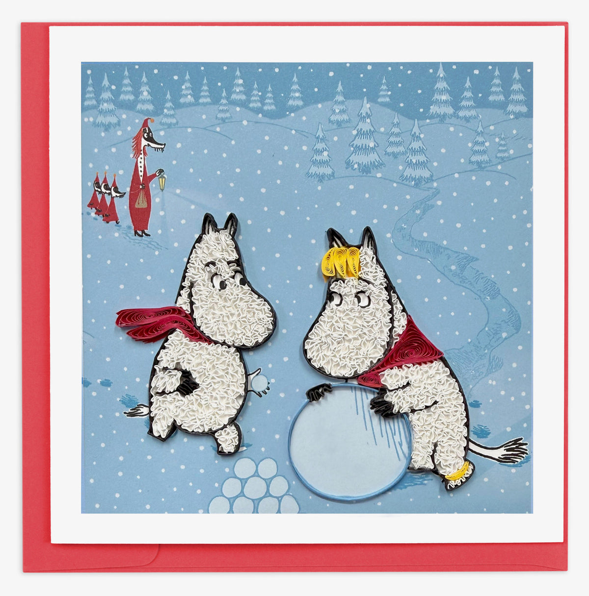 Moomintroll & Snorkmaiden Christmas Greeting Card