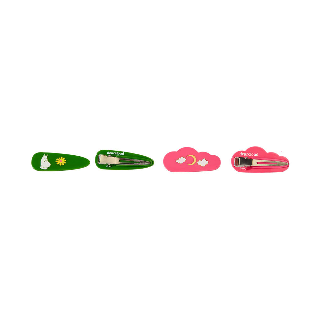 Moomin Comfort Hair Clips - Hair Harmony (Set of 4) - dearcloud