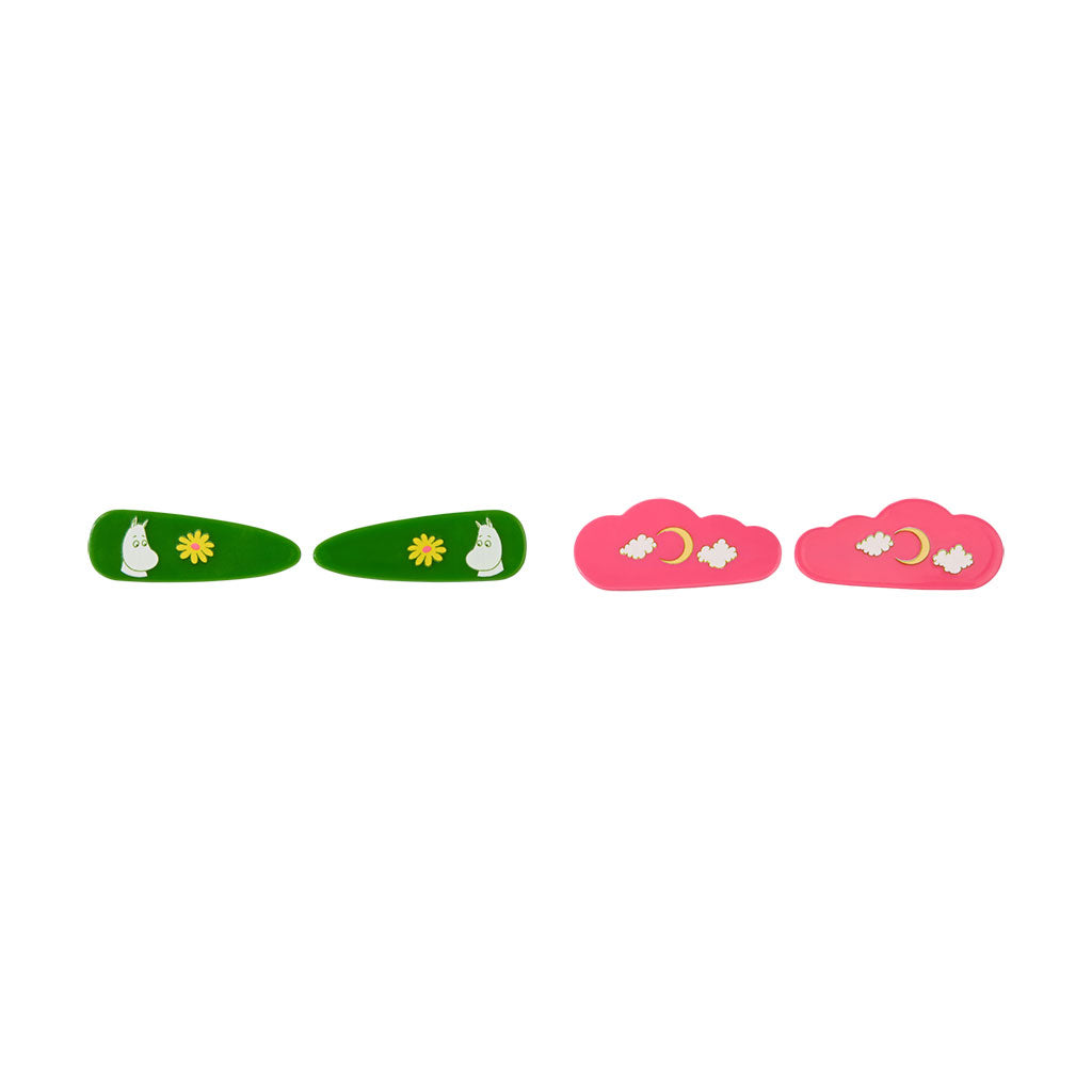 Moomin Comfort Hair Clips - Hair Harmony (Set of 4) - dearcloud