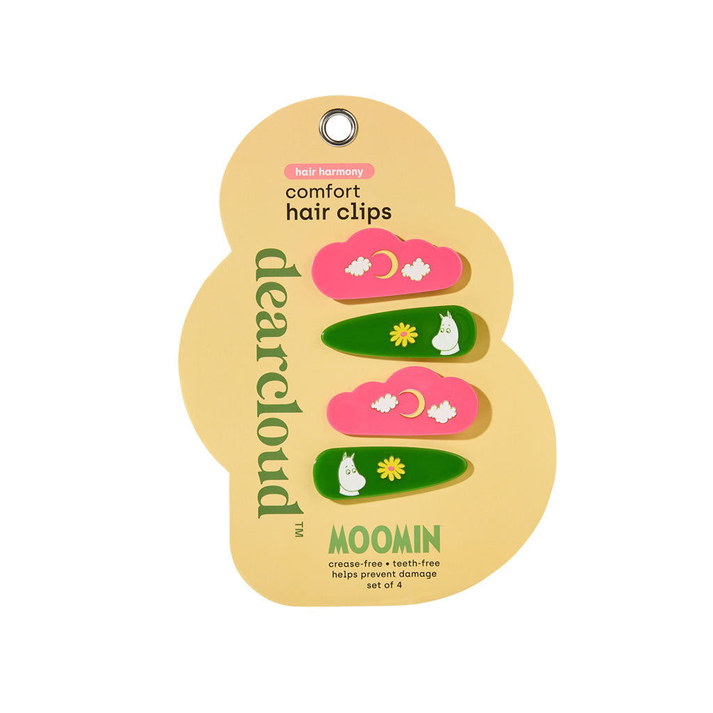 Moomin Comfort Hair Clips - Hair Harmony (Set of 4) - dearcloud | Moomin Shop United States