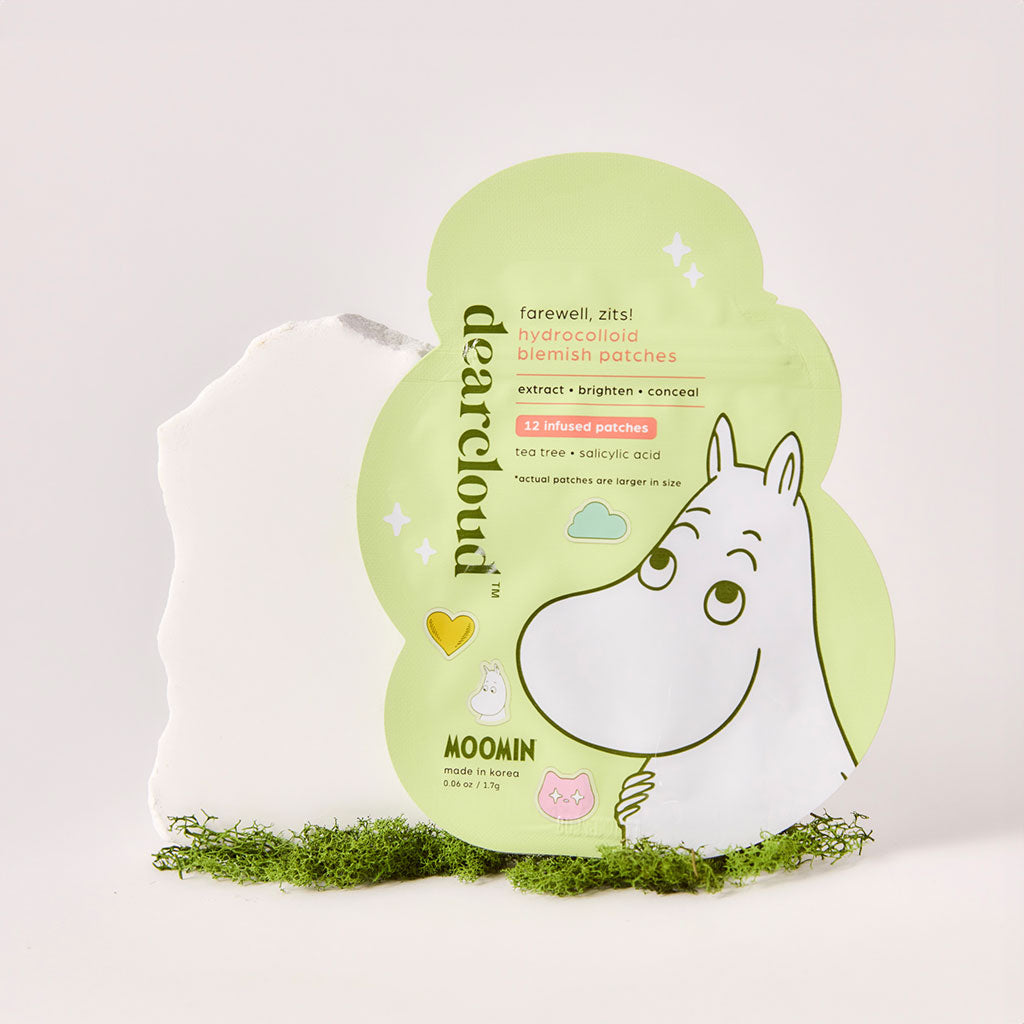 Moomin Hydrocolloid Blemish Patches - Farewell, Zits! - dearcloud