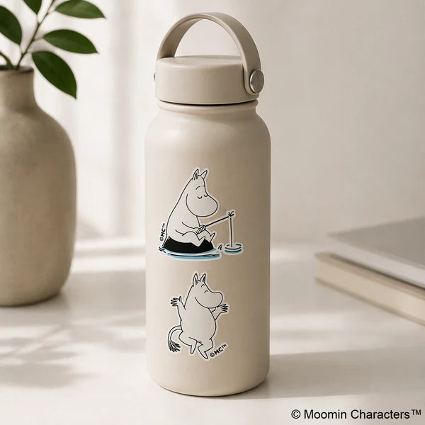 Moomin Moomintroll Fishing Time Sticker