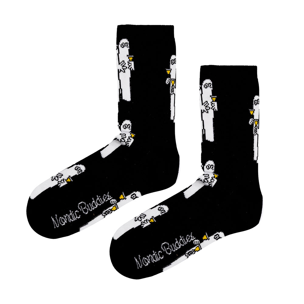 Hattifatteners Classick Socks 36-42 Black - The Official Moomin Shop
