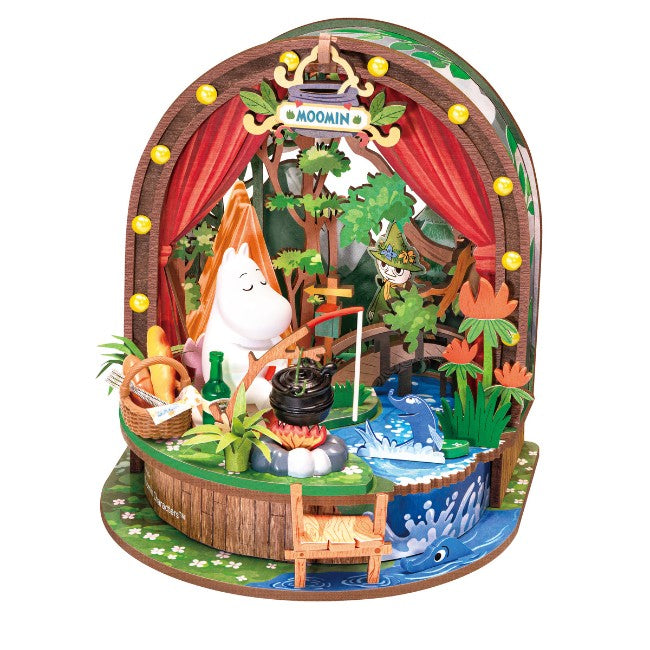 Moomintroll's Forest Camp DIY 3D Dollhouse