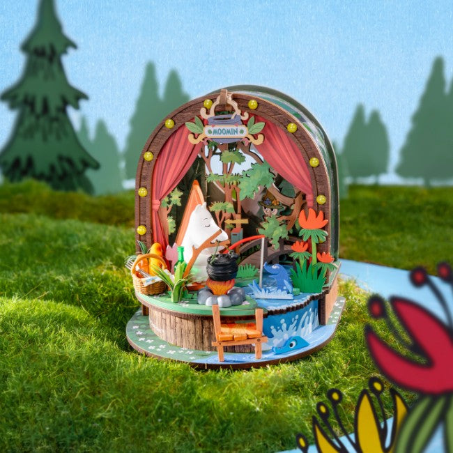 Moomintroll's Forest Camp DIY 3D Dollhouse