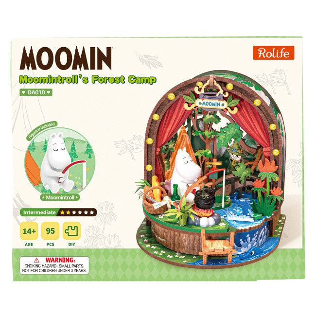Moomintroll's Forest Camp DIY 3D Dollhouse
