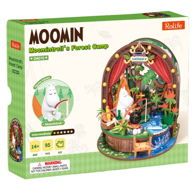 Moomintroll's Forest Camp DIY 3D Dollhouse