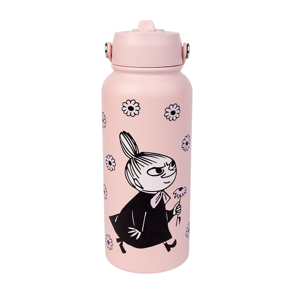 Little My Thermal Everyday Bottle 1L Pink - The Official Moomin Shop