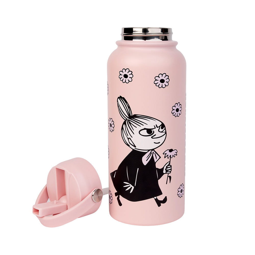 Little My Thermal Everyday Bottle 1L Pink - The Official Moomin Shop