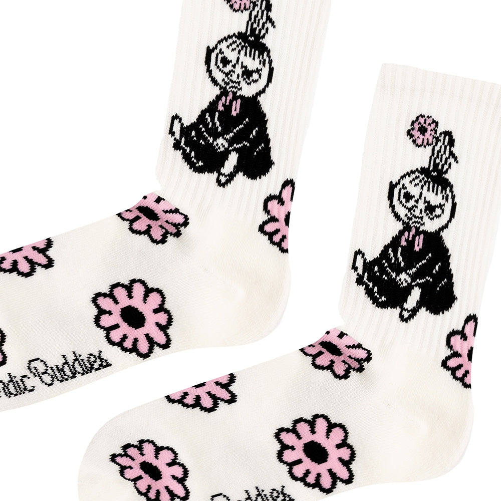 Little My Retro Socks 36-42 White - The Official Moomin Shop