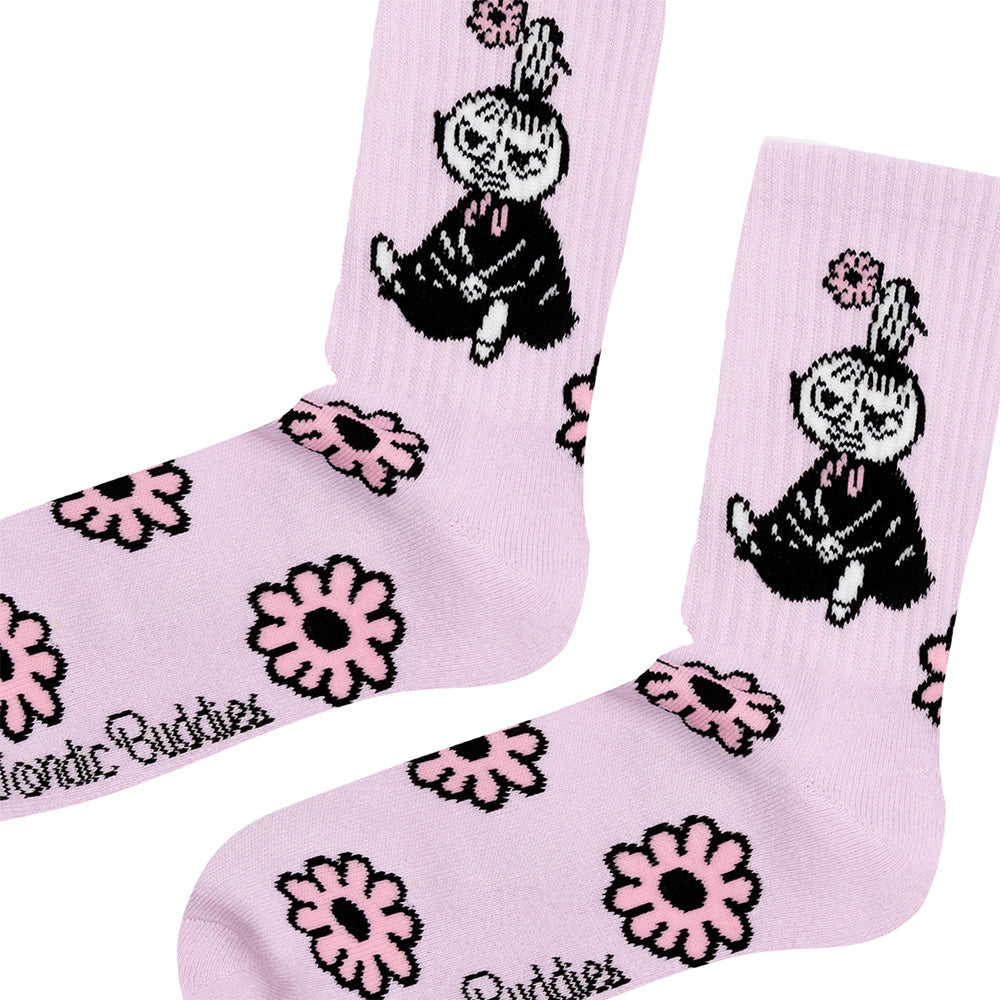 Little My Retro Socks 36-42 Lilac - The Official Moomin Shop
