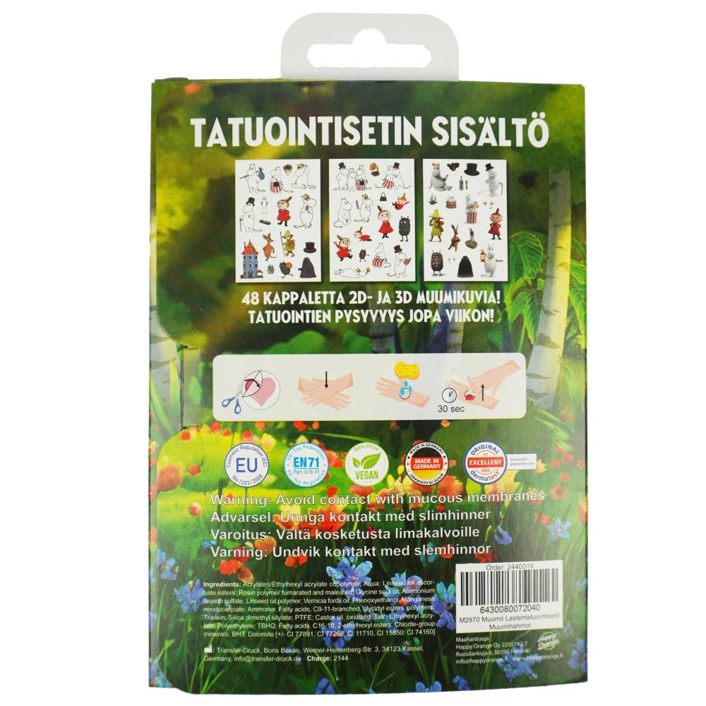 Moomin Tattoo 48-set - The Official Moomin Shop