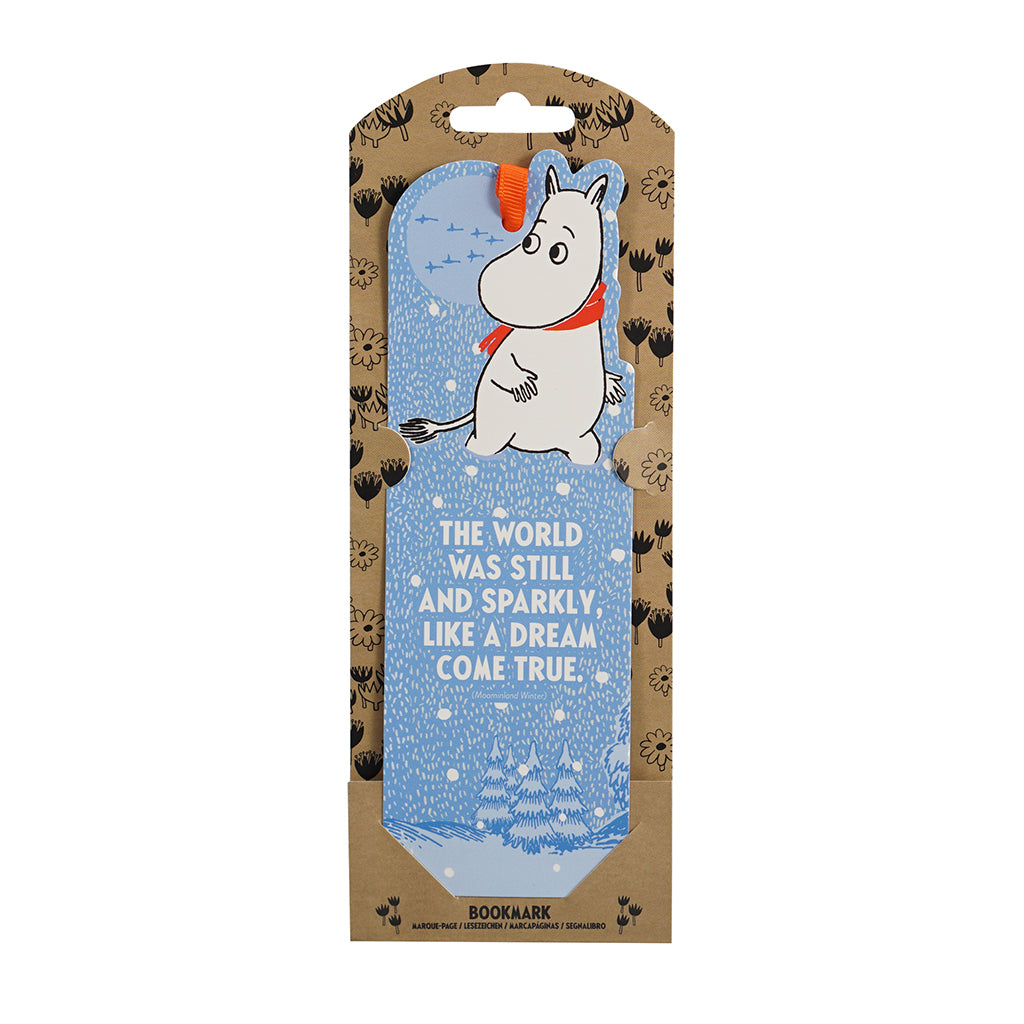Moomin Winter Edition Paper Shaped Bookmark
