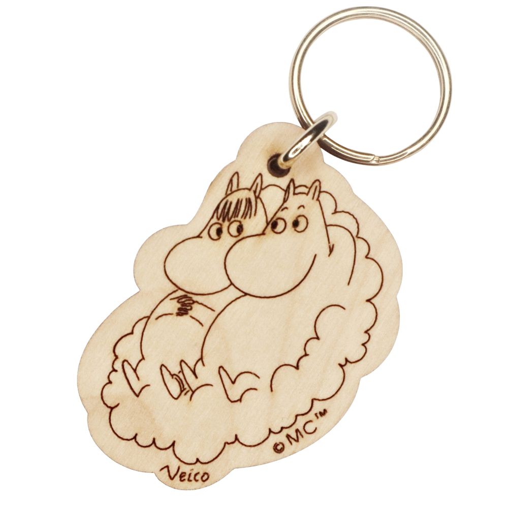 Snorkmaiden & Moomintroll Cloud Keyring - The Official Moomin Shop