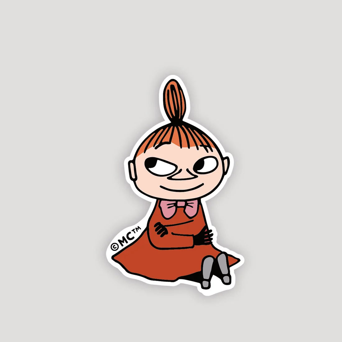 Moomin Confident Smile Sitting (Little My) Sticker