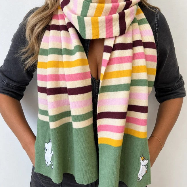 Moomin Stripy Scarf