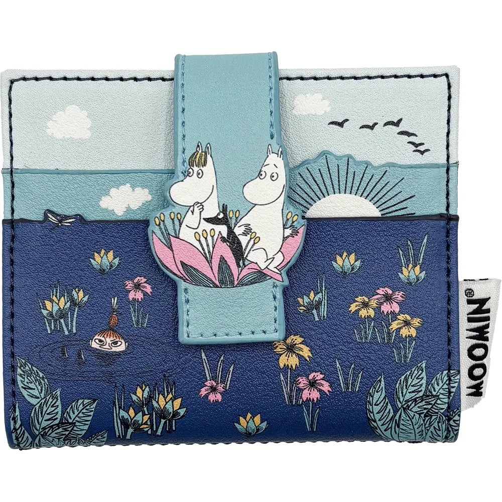Moomin Lotus Fold Over Card Holder - The Official Moomin Shop