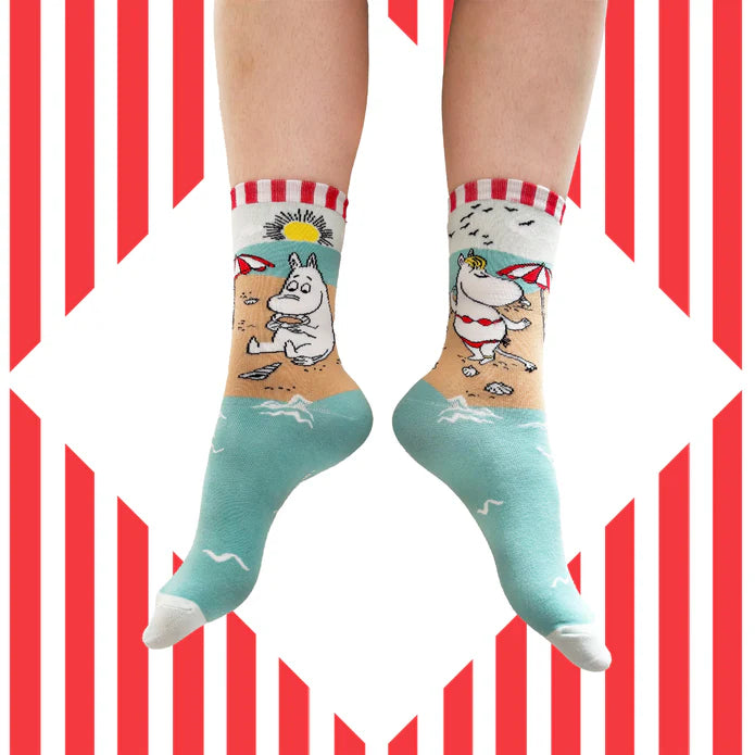 Moomintroll & Snorkmaiden Beach Socks