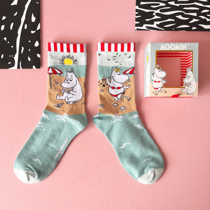 Moomintroll & Snorkmaiden Beach Socks