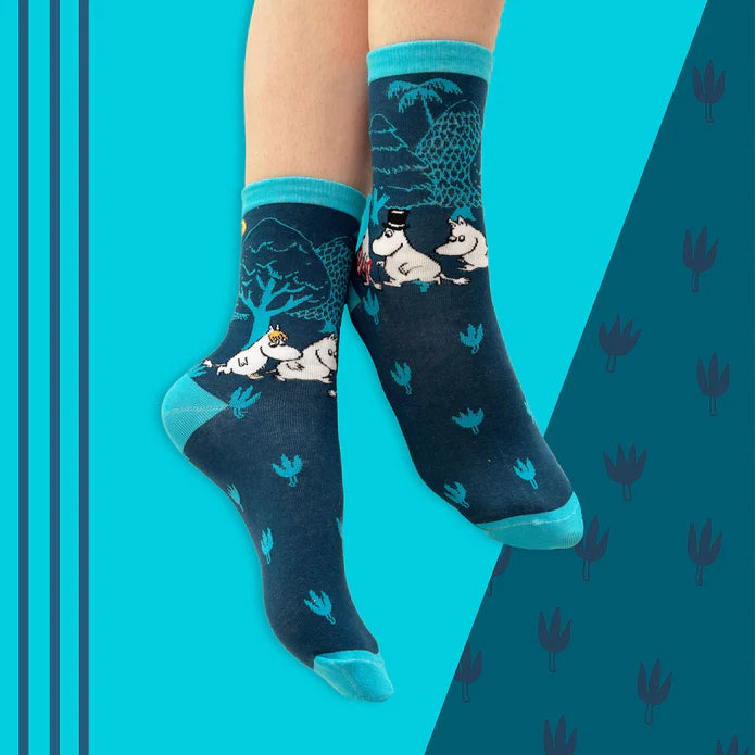 Moomintroll Snorkmaiden & Friends Forest Socks