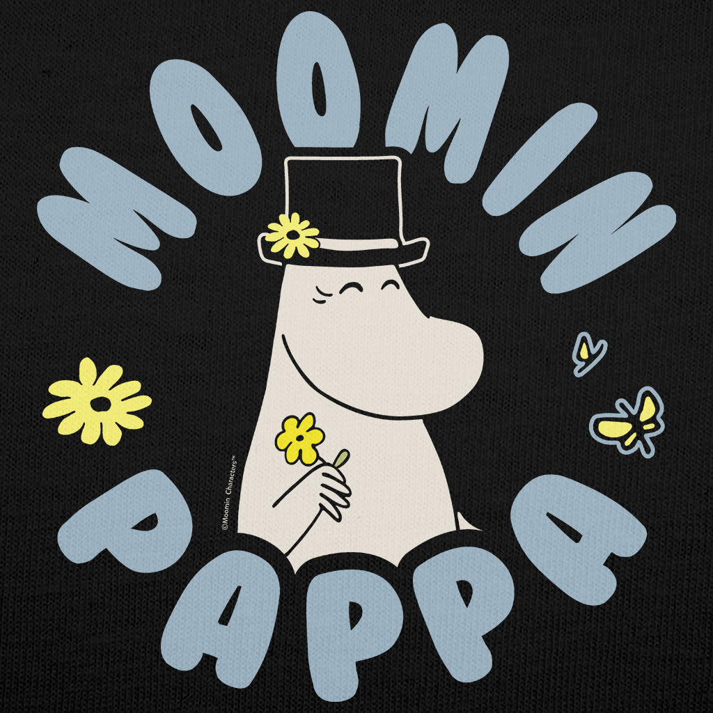 Moomin Pappa Holding A Flower Adult Hoodie