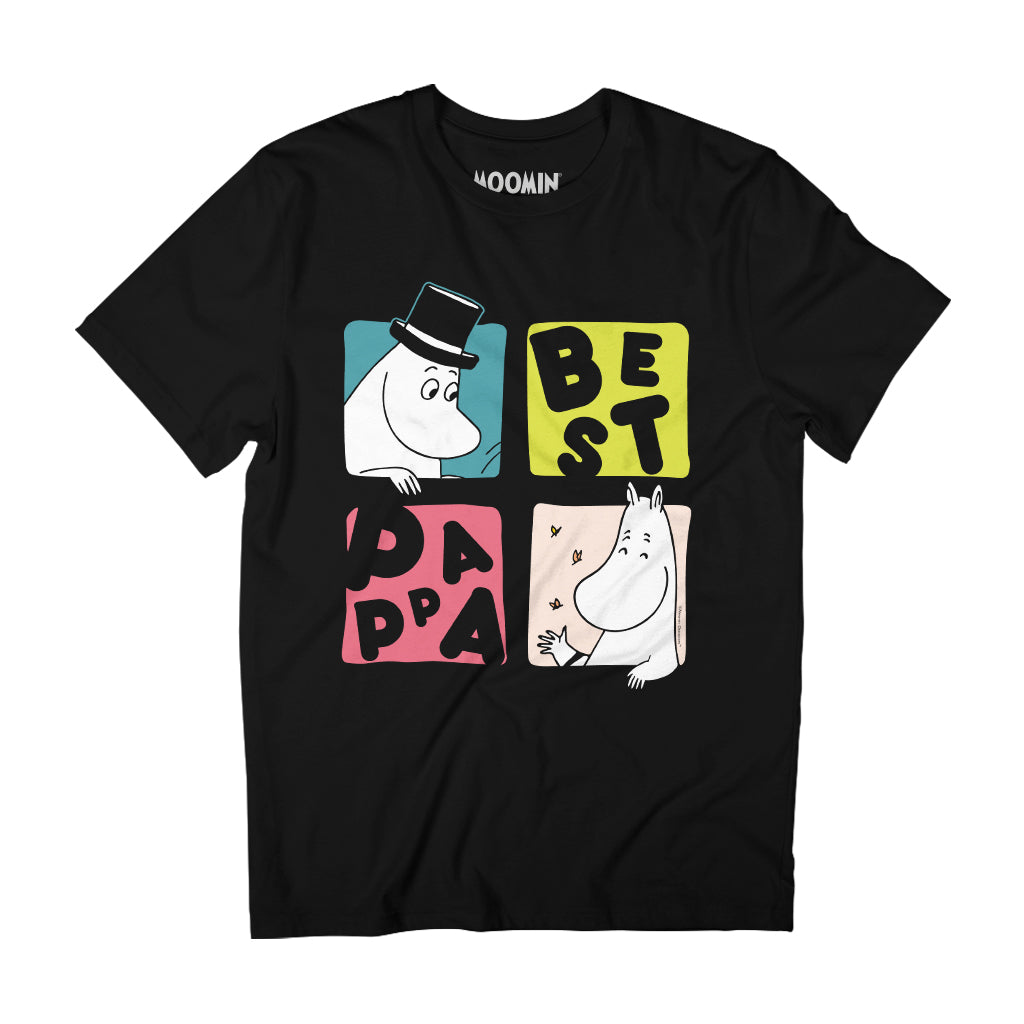 Moominpappa And Moomintroll Best Pappa Adult T-Shirt | Moomin Shop US