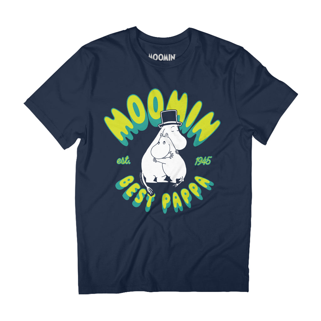 Moominpappa Best Pappa Est. 1945 Adult T-Shirt | Moomin Shop US