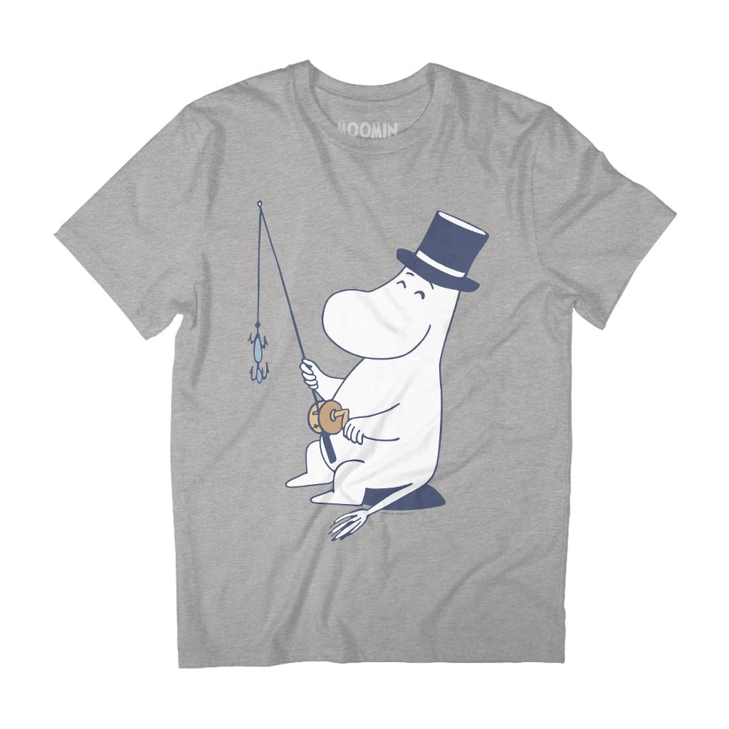 Moominpappa Fishing Adult T-Shirt | Moomin Shop US