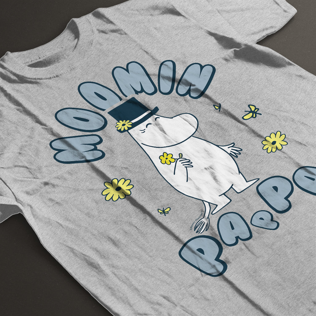 Moominpappa And Flowers Adult T-Shirt