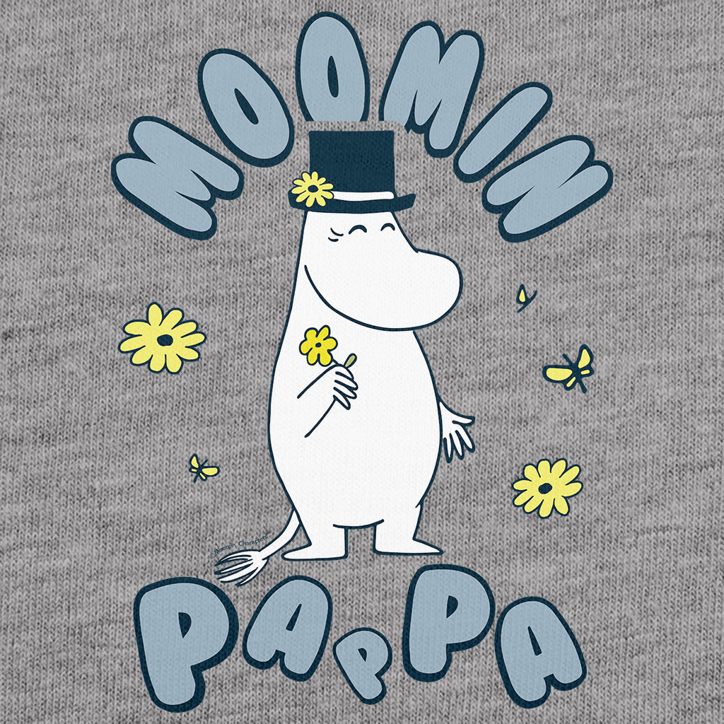 Moominpappa And Flowers Adult T-Shirt