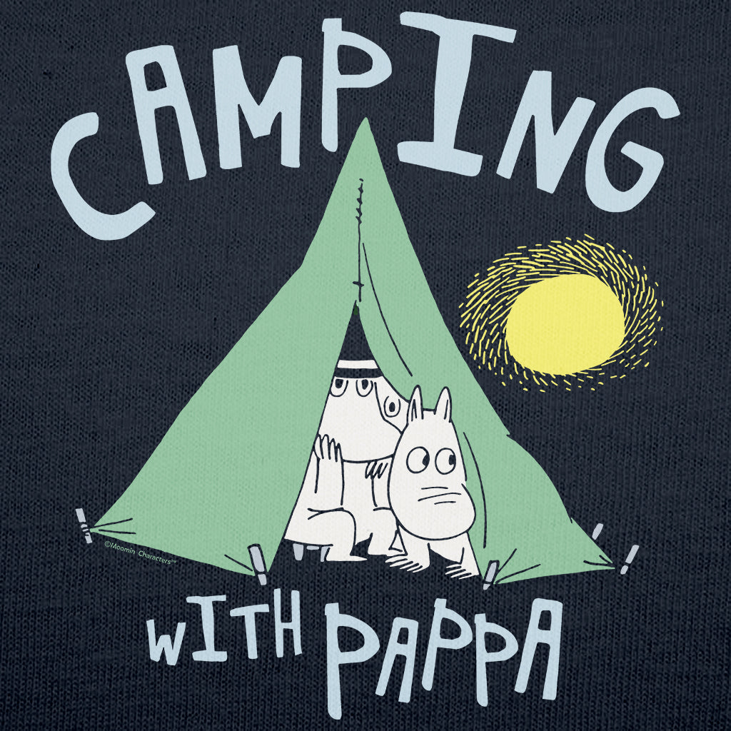 Camping With Pappa Adult T-Shirt