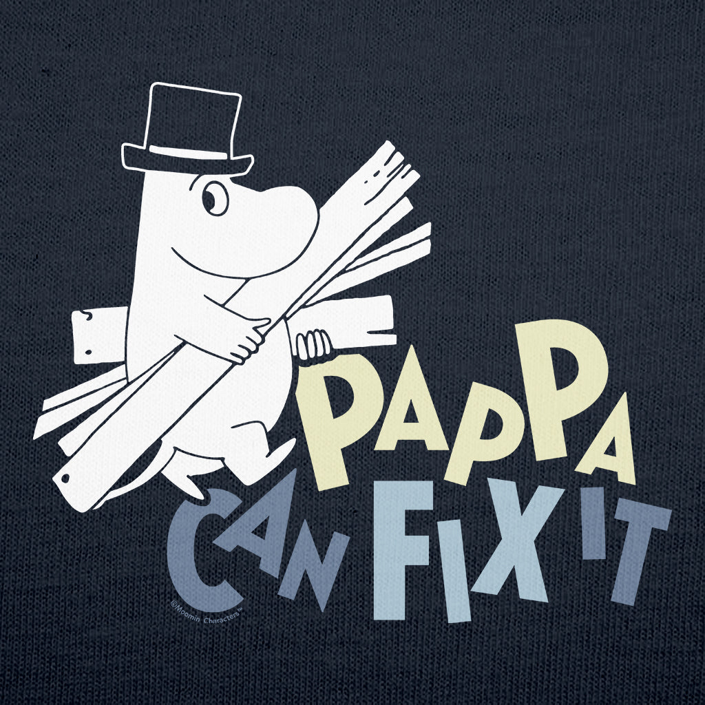 Moominpappa Pappa Can Fix It Adult T-Shirt