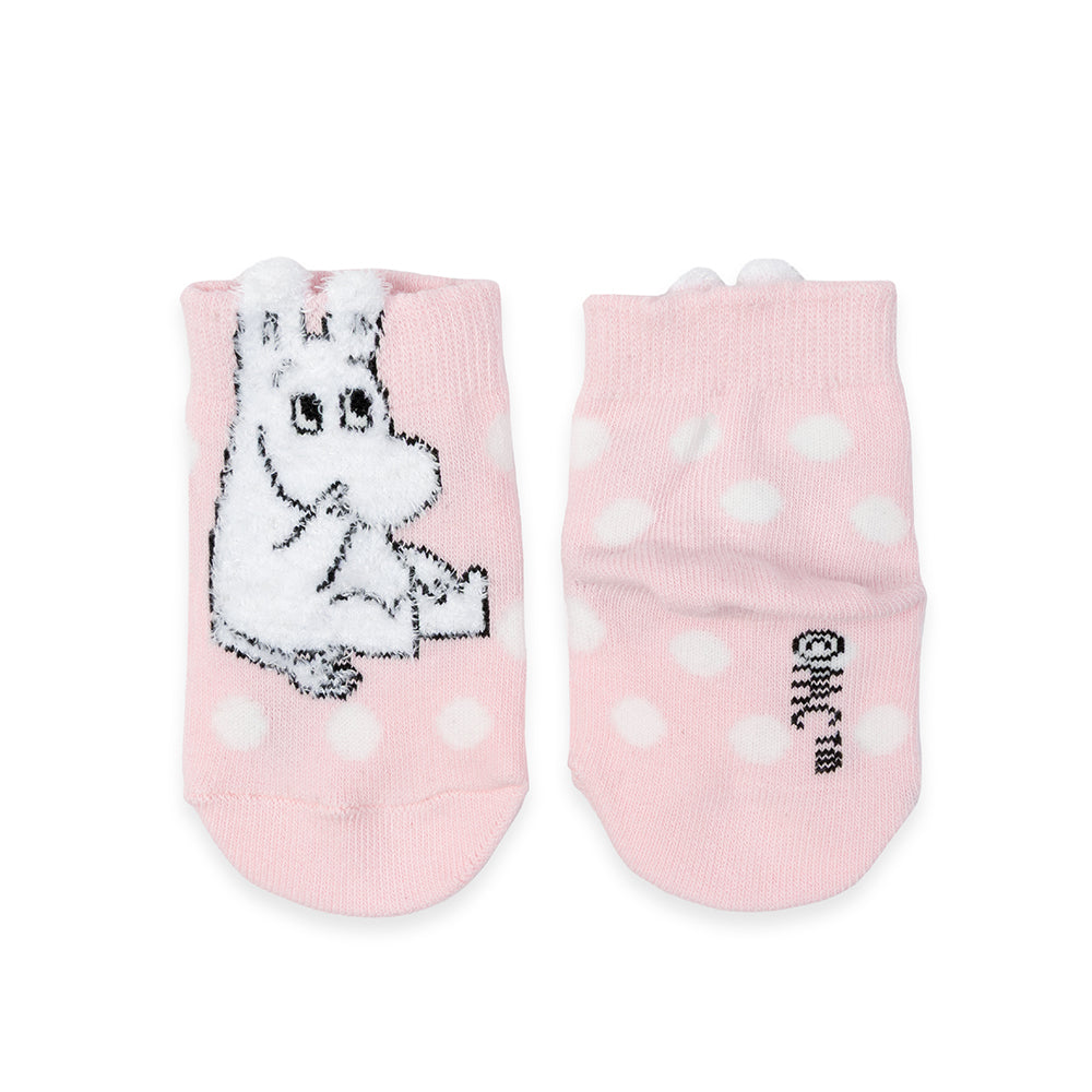 Moomintroll Fluffy Babies Socks Pink | Moomin Shop United States