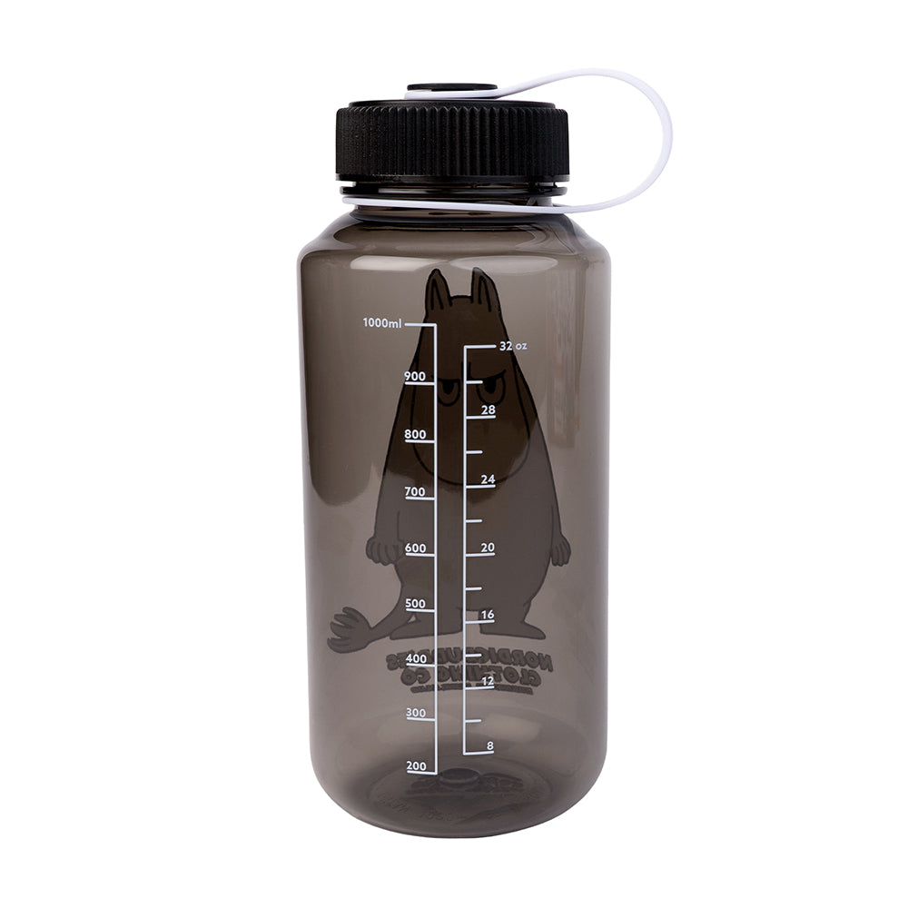Moomintroll Angry Everyday Water Bottle 960ml Black - The Official Moomin Shop