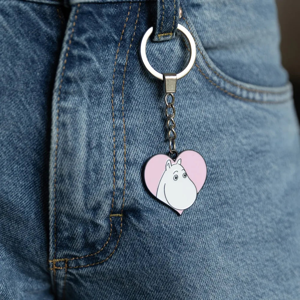 Moomins Love Metal Key Ring - The Official Moomin Shop
