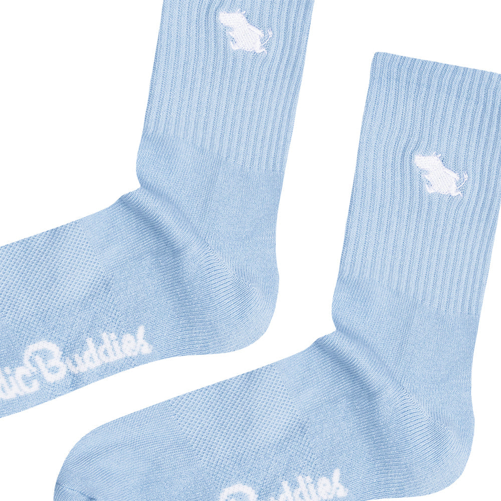 Moomintroll Tennis Socks 36-42 Blue - The Official Moomin Shop