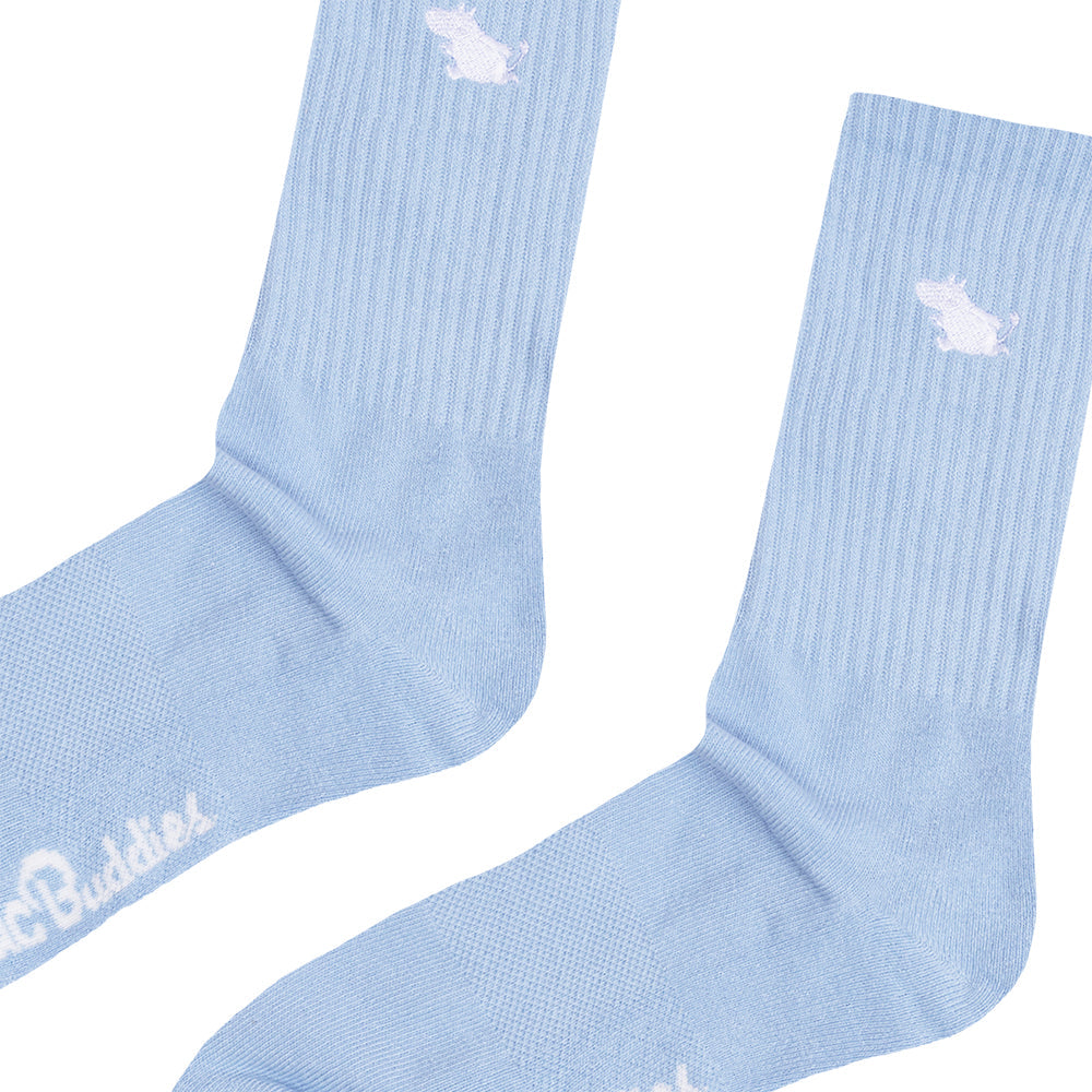 Moomintroll Tennis Socks 40-45 Blue - The Official Moomin Shop