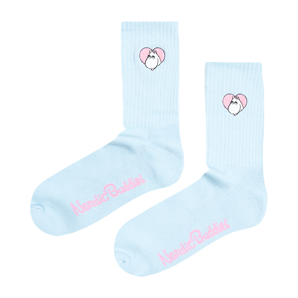 Moomin Love Socks 36-42 Lightblue