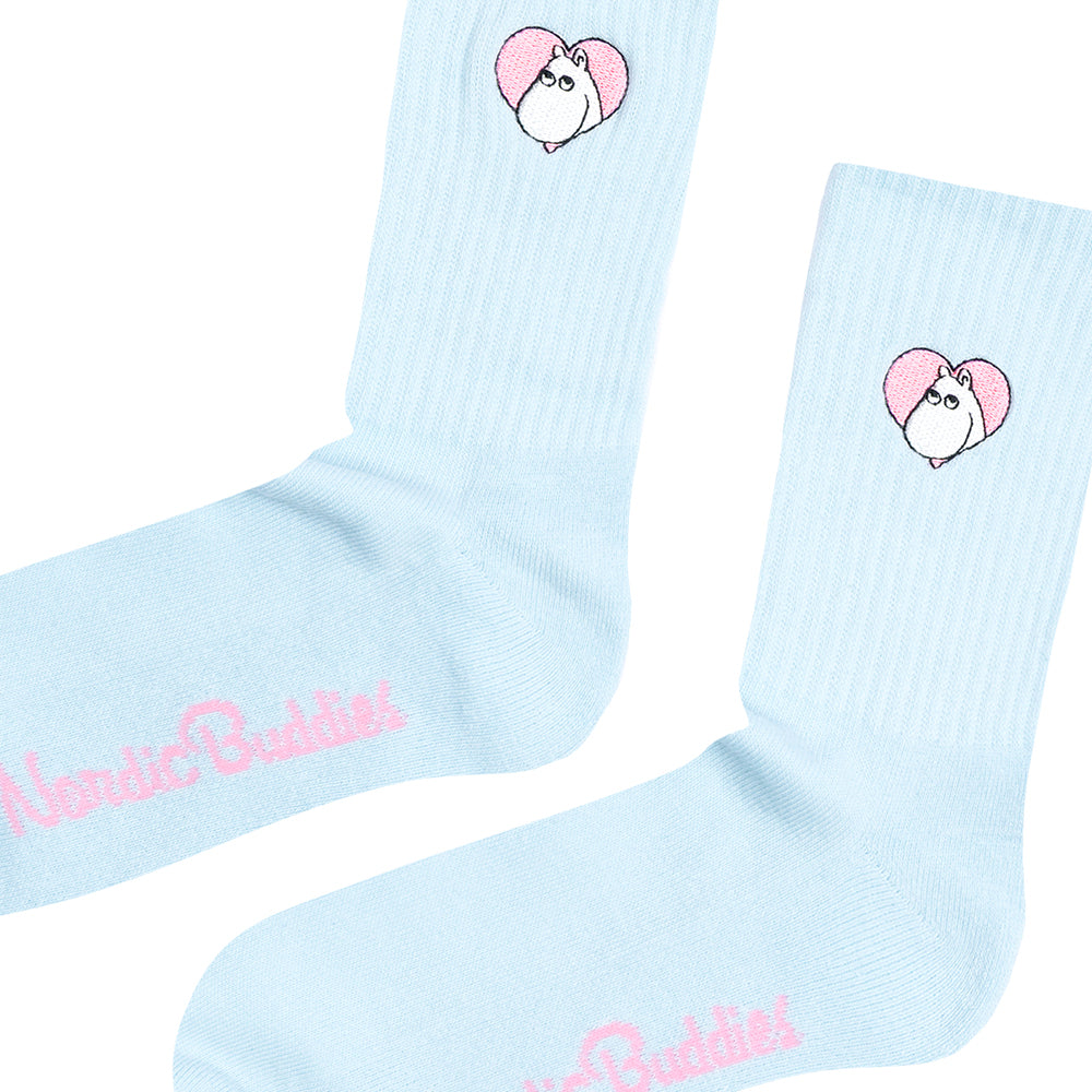 Moomin Love Socks 36-42 Lightblue