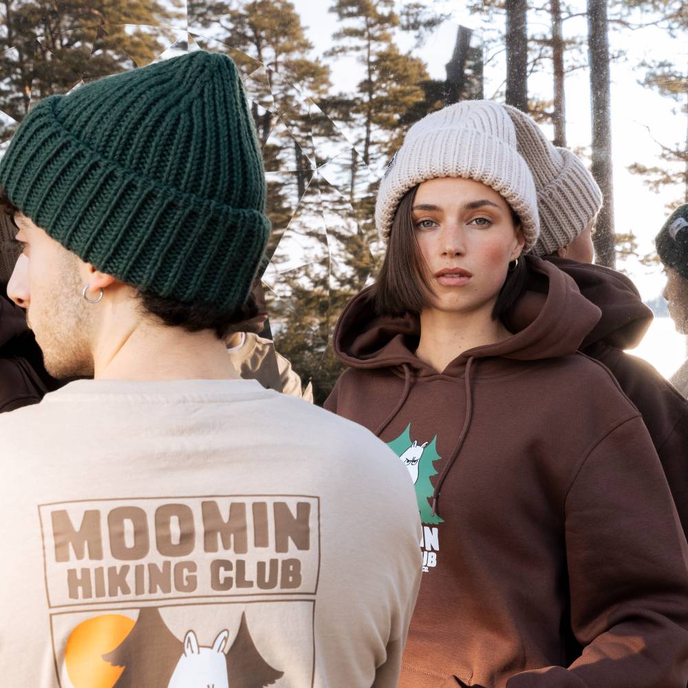 Moomintroll Chunky Beanie Darkgreen - The Official Moomin Shop
