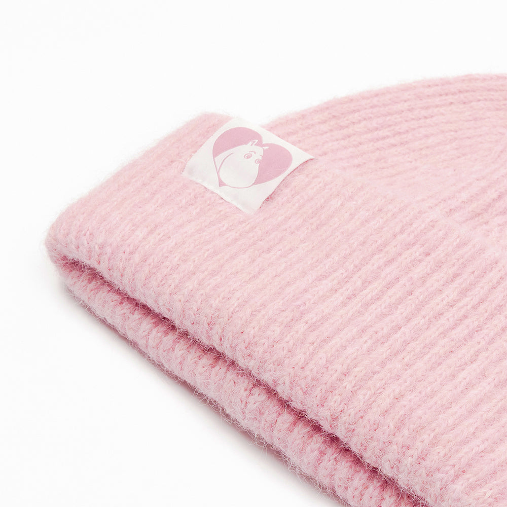 Moomins Love Fluffy Chunky Beanie Pink - The Official Moomin Shop