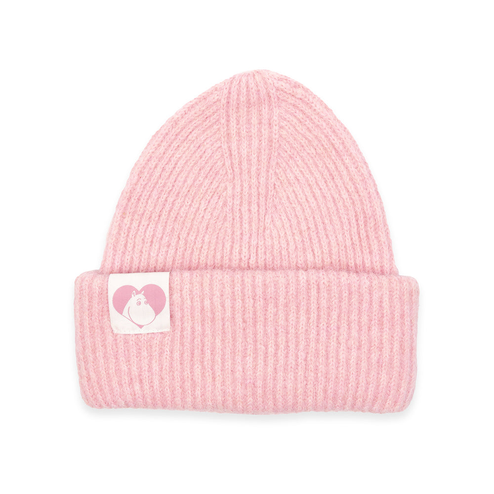 Moomins Love Fluffy Chunky Beanie Pink - The Official Moomin Shop