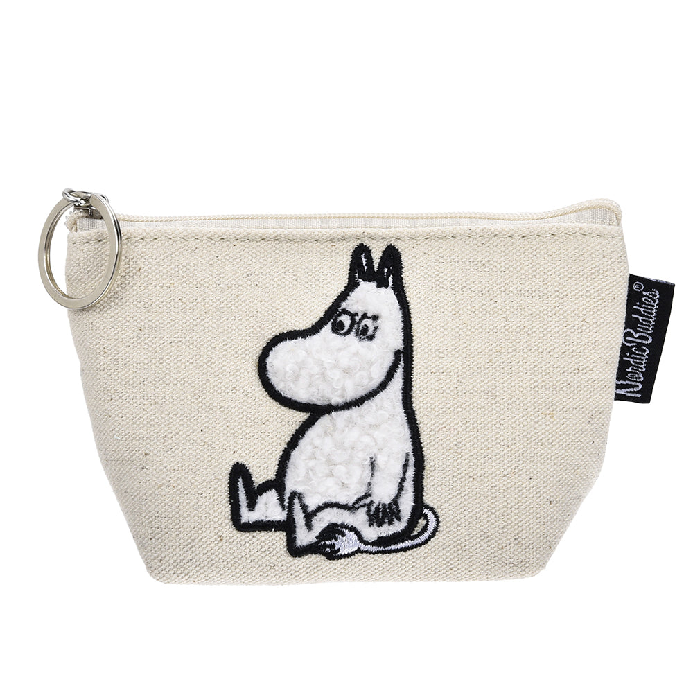 Moomintroll Sitting Coin Purse Beige - The Official Moomin Shop