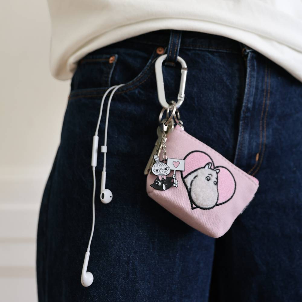 Moomins Love Coin Purse Pink - The Official Moomin Shop
