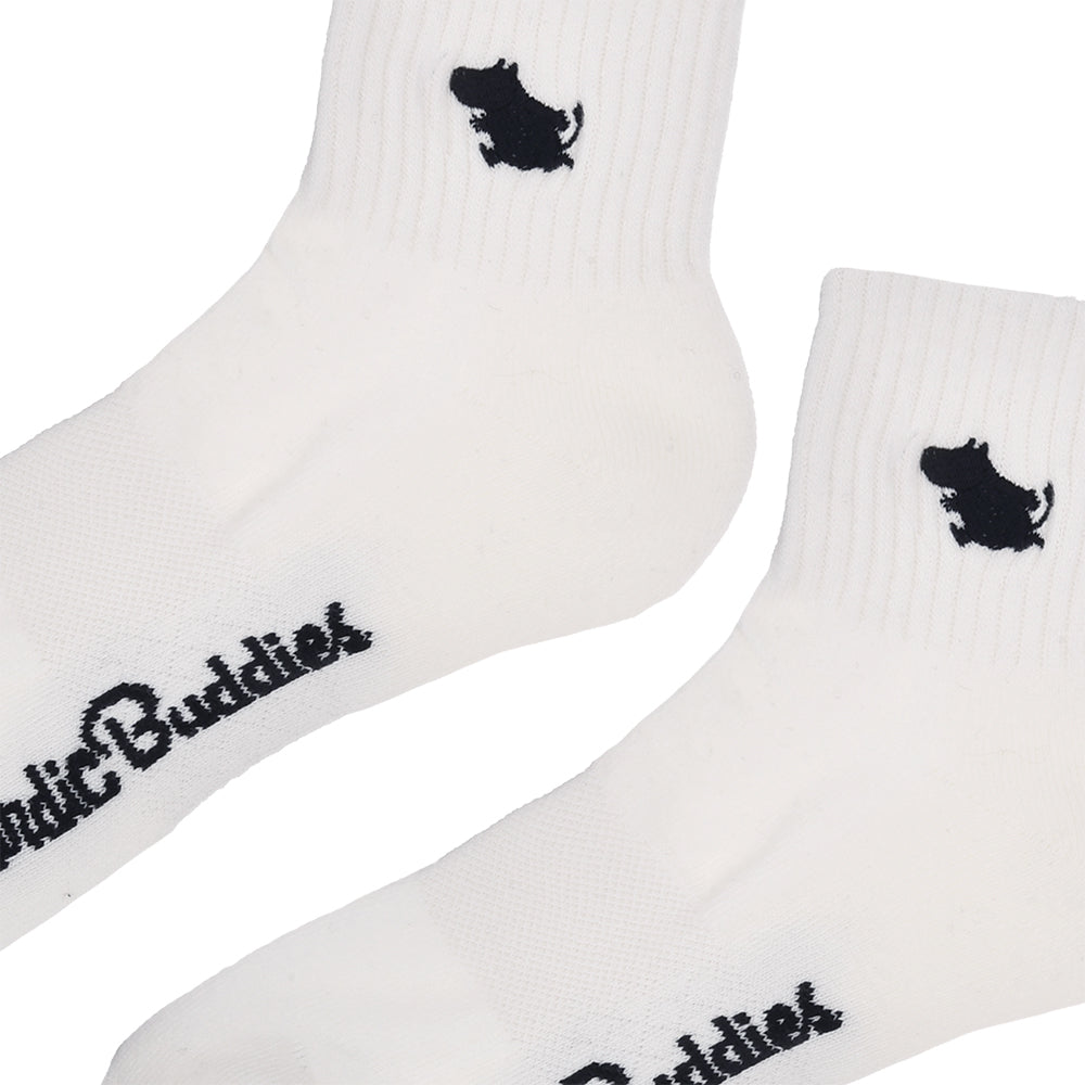 Moomintroll Tennis Ankle Socks 36-42 White - The Official Moomin Shop