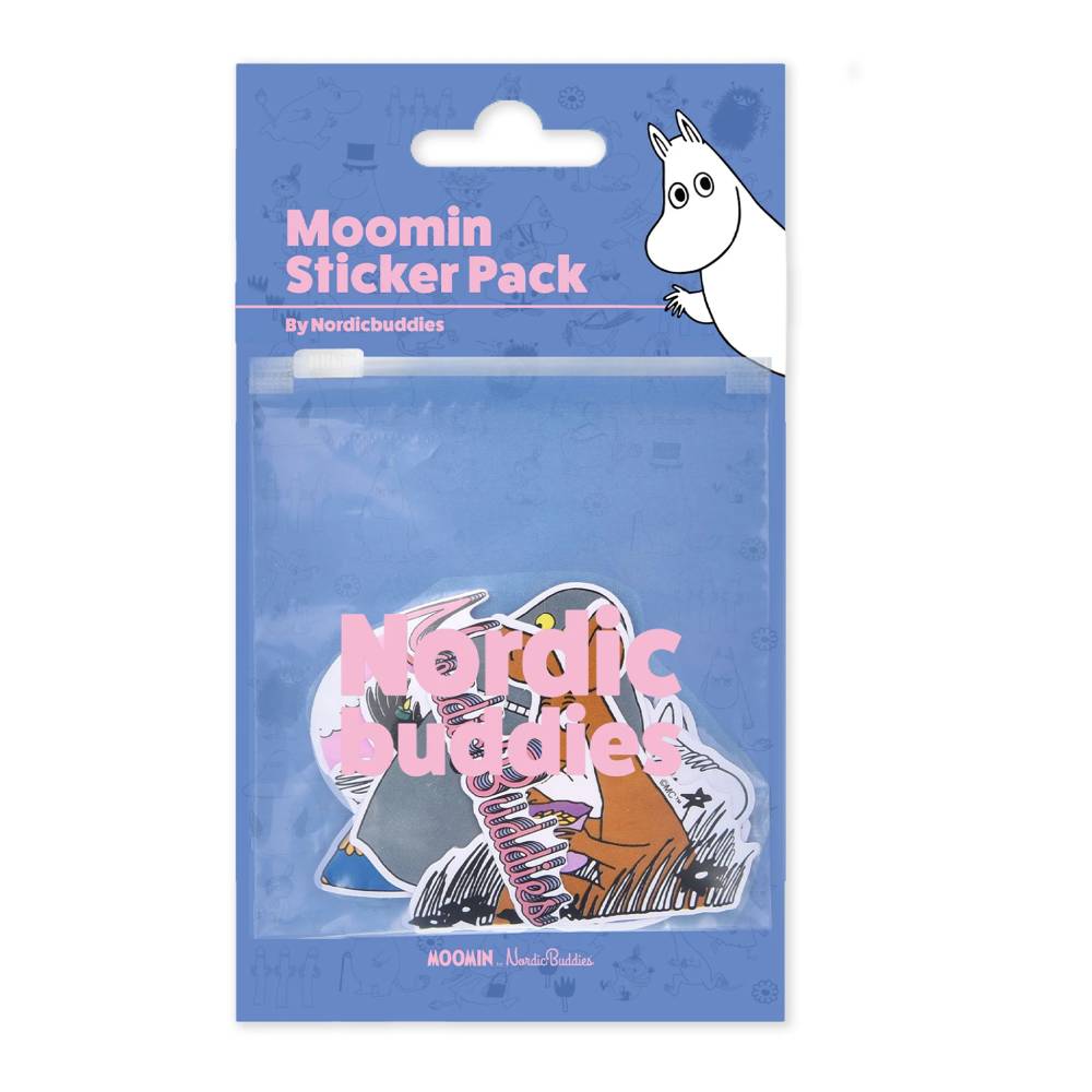 Moomin Stickers 6-set Blue - Nordicbuddies