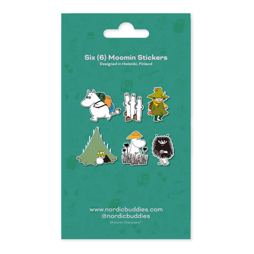 Moomin Stickers 6-set Adventure - Nordicbuddies